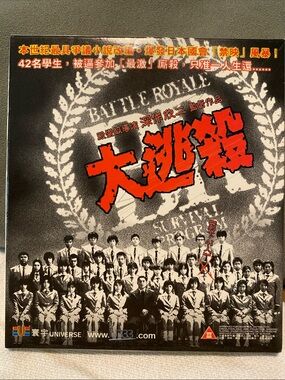 Battle Royale (大逃殺)VideoCD—Japanese version,Chinese and English Subtitles-2Discs